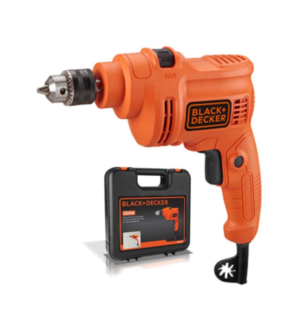 taladro con maleta 550w b+d tp550 de 10mm