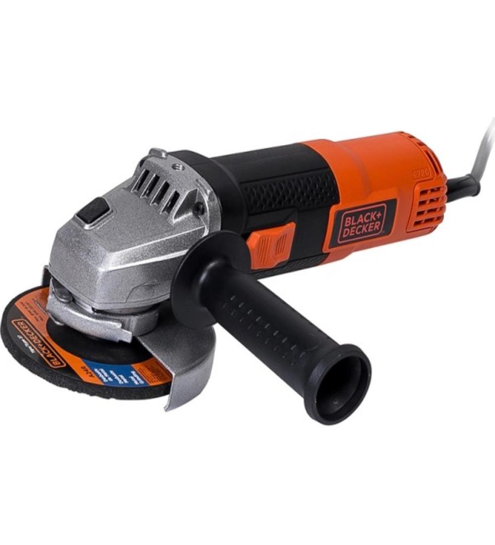 AMOLADORA ANGULAR 820W B+D G720 - 115MM