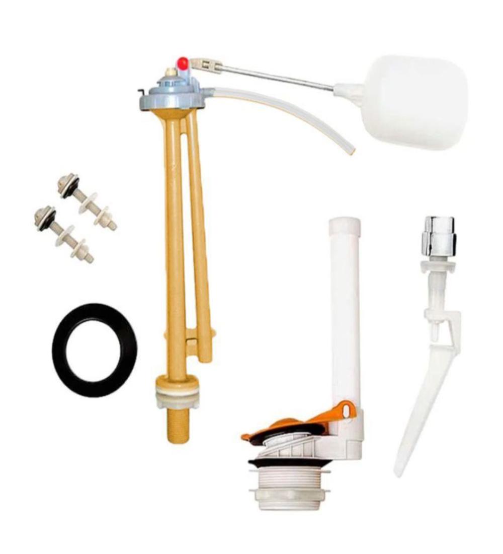 Mecanismos de cisterna universal. Comprar descargador roca WC