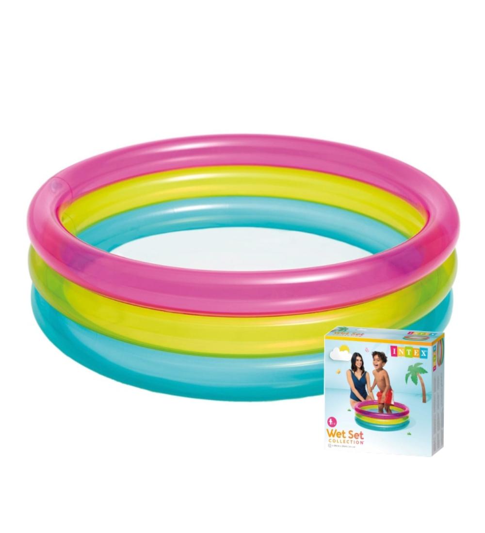 piscina inflable intex 3 anillos 63 litros