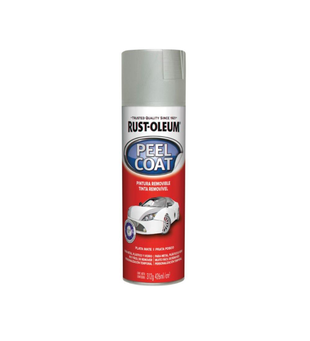 Color Plata Auto pintura automotive 312gr rust oleum pell coat plata brillante